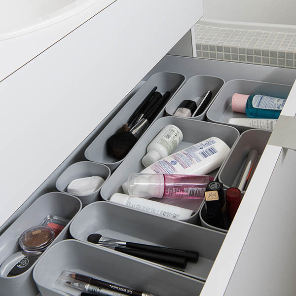 Curver Infinity set ladebakje XS lichtgrijs 3 x 0,2 liter 243868 - 4