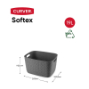 Curver Softex opbergmand L antraciet 19 liter 243857 - 2