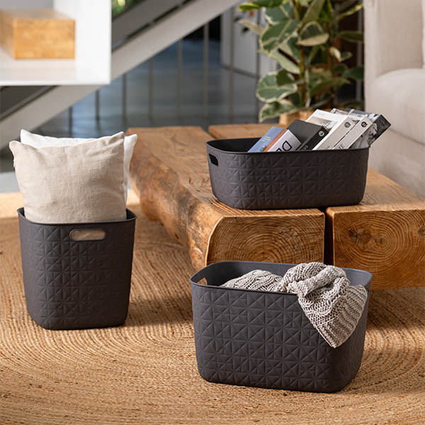 Curver Softex opbergmand M antraciet 12,5 liter 243855 - 3