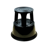 DESQ opstapkruk mobiel staal zwart 298048