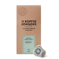 De Koffiejongens Lungo Extra Forte koffiecups (10 stuks) 427502