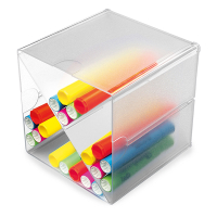 Deflecto Classic Cube organizer met x-verdeling 350201 423354
