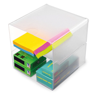 Deflecto Classic Cube organizer tweedelig 350701 423357