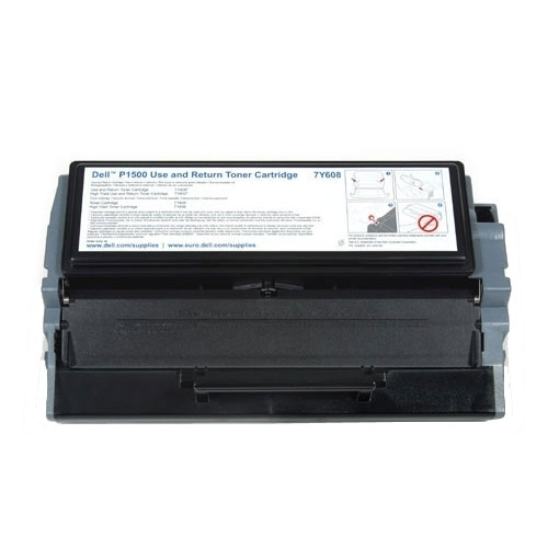 Dell 593-10007 (7Y608) toner zwart (origineel) 593-10007 085637 - 1