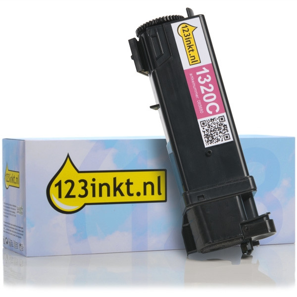 Dell 593-10261 (WM138) toner magenta hoge capaciteit (123inkt huismerk) 593-10261C 085680 - 1