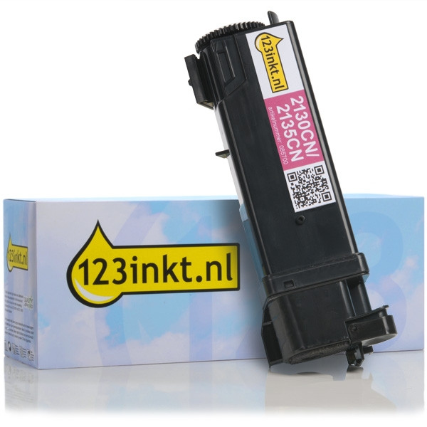 Dell 593-10315 / 593-10323 (FM067) toner magenta hoge capaciteit (123inkt huismerk) 593-10315C 085700 - 1