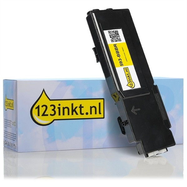 Dell 593-BBBO (R9PYX) toner geel (123inkt huismerk) 593-BBBOC 086039 - 1