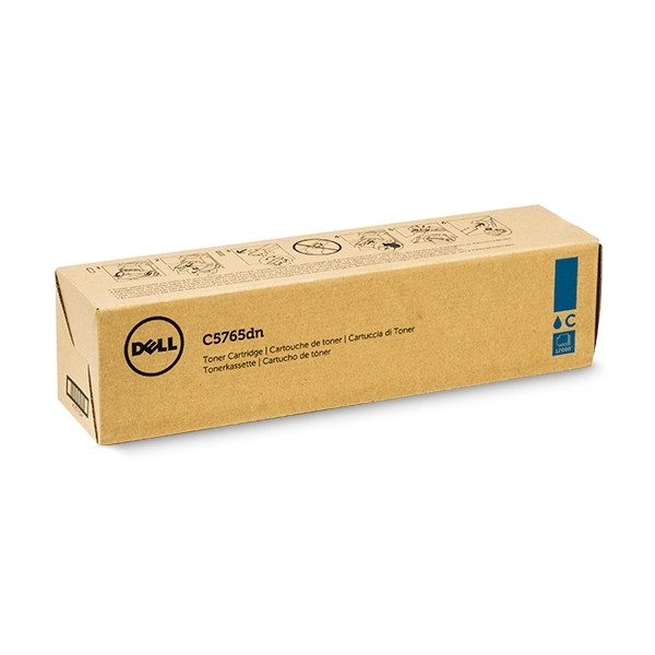 Dell 593-BBCS (T5P23) toner cyaan (origineel) 593-BBCS 086060 - 1