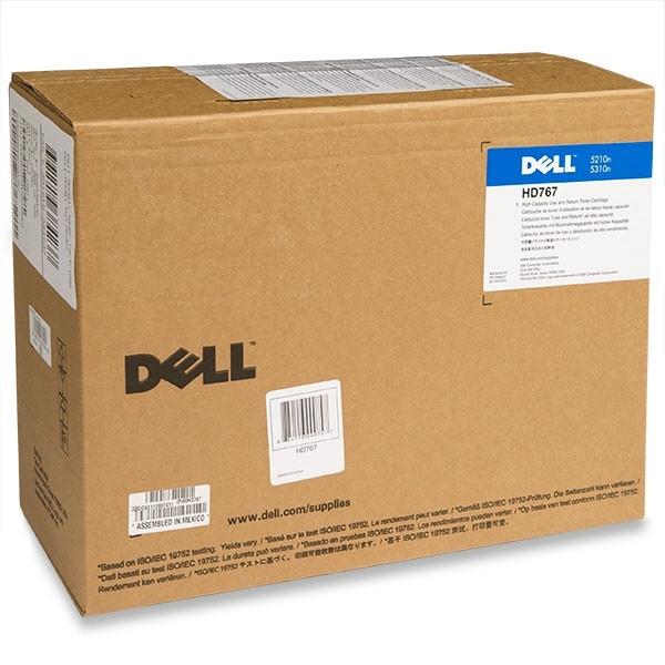 Dell 595-10011 (HD767) toner zwart standaard capaciteit (origineel) 595-10011 085730 - 1