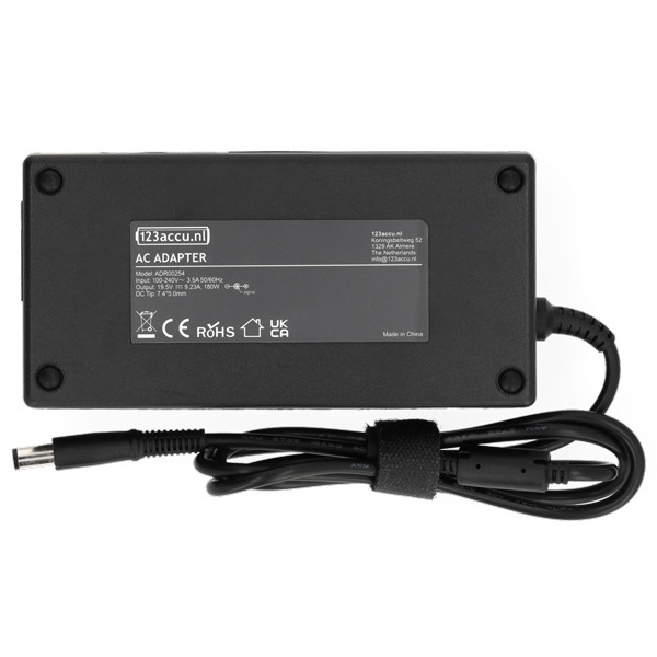 Dell adapter (19,5V, 9,23A, 180W, 123accu huismerk) ADR00254 Dell adapter (19,5V, 9,23A, 180W, 123accu huismerk) ADR00254 - 2