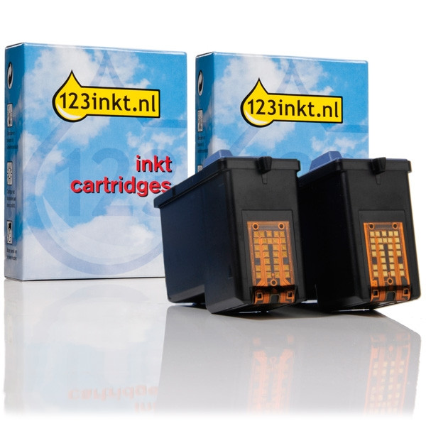 Dell series 2 aanbieding: 2 x Dell 592-10045 kleur (123inkt huismerk) 592-10045 019055 - 1