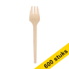 Aanbieding: 3x Depa snackvork hout (200 stuks) 423525 - 1