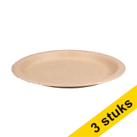 Aanbieding: 3x Depa wegwerpbord kraft 22 cm (100 stuks) 423539