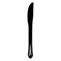 Depa herbruikbaar mes zwart (50 stuks) 600077 402723