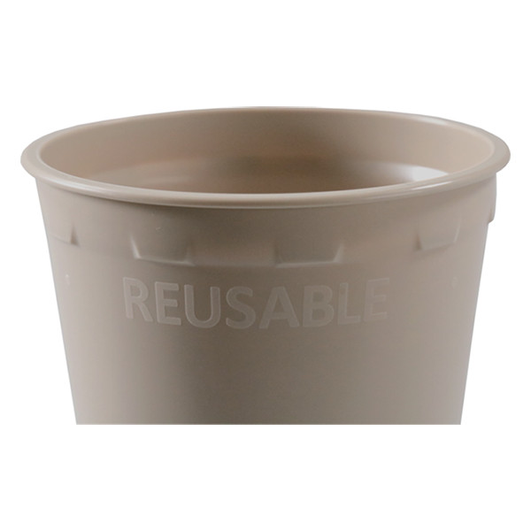 Depa herbruikbare beker taupe (40 stuks) 603001 402726 - 3