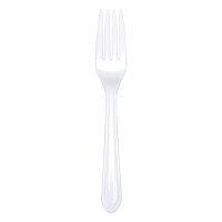 Depa herbruikbare vork wit (50 stuks)