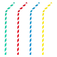 Depa papieren buigrietje papier assortiment (500 stuks)