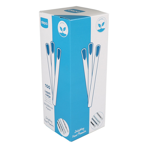 Depa papieren lepelrietje assortiment (100 stuks) 402736 - 2