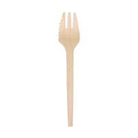 Depa snackvork hout (200 stuks) 423524