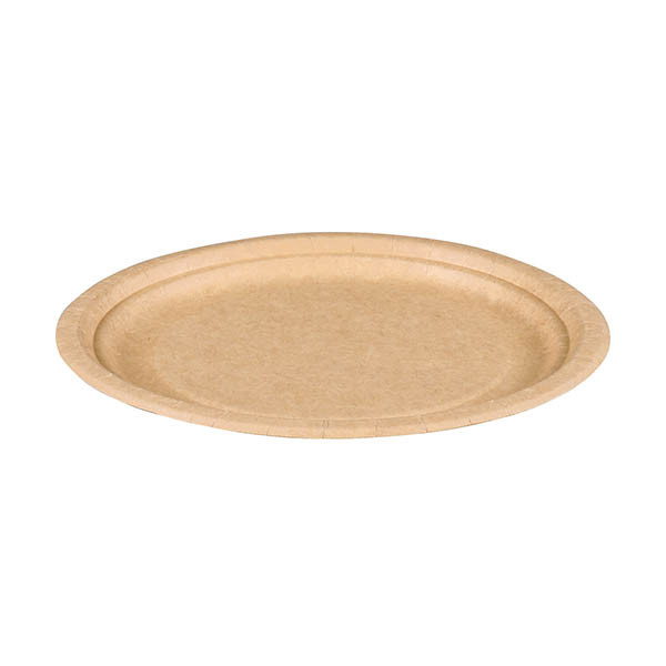 Depa wegwerpbord kraft 18 cm (100 stuks) 423536 - 1