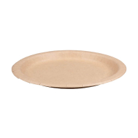 Depa wegwerpbord kraft 22 cm (100 stuks) 423538