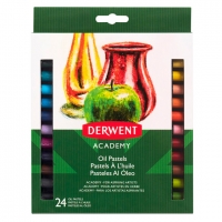 Derwent Academy oliepastelkrijt (24 stuks) 2301953 209809