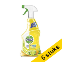 Aanbieding: 6x Dettol allesreiniger Power & Fresh Citroen spray (500 ml)