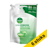 Aanbieding: 6x Dettol handzeep navulling Aloë Vera (500 ml) SDE01100