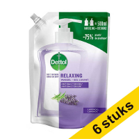 Aanbieding: 6x Dettol handzeep navulling Lavendel (500 ml) SDE01098
