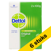 Aanbieding: 6x Dettol zeepblok original antibacterieel (2 x 100 gram)