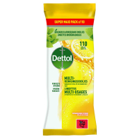 Dettol Power & Fresh Reinigingsdoekjes Citrus (110 doekjes) SDE01067