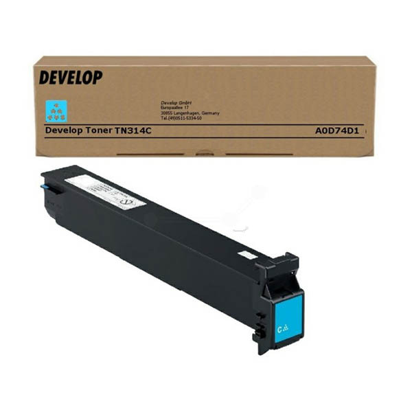 Develop TN-314C (A0D74D1) toner cyaan (origineel) 049522 - 1