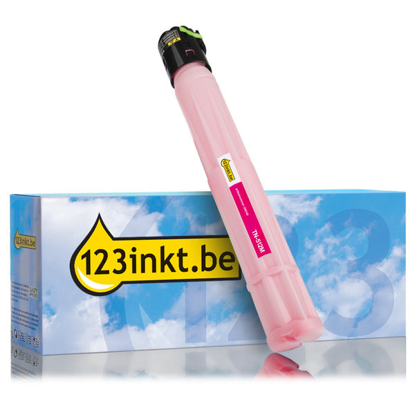 Develop TN-512M (A33K3D2) toner magenta (123inkt huismerk) A33K3D2C 049145 - 1