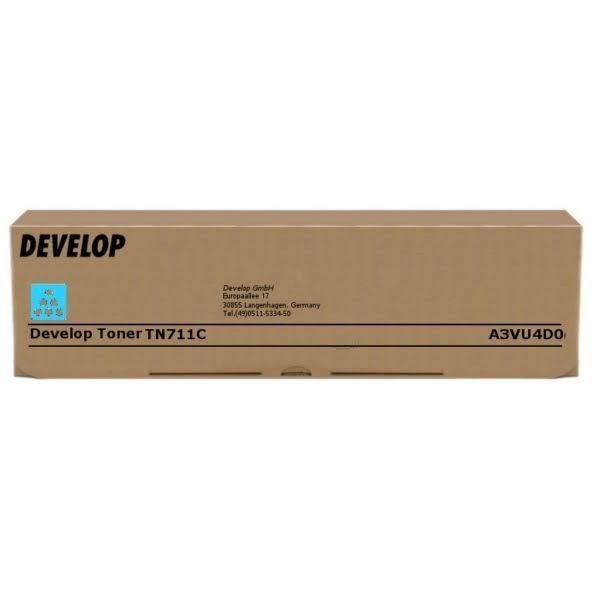 Develop TN-711C (A3VU4D0) toner cyaan (origineel) A3VU4D0 049158 - 1