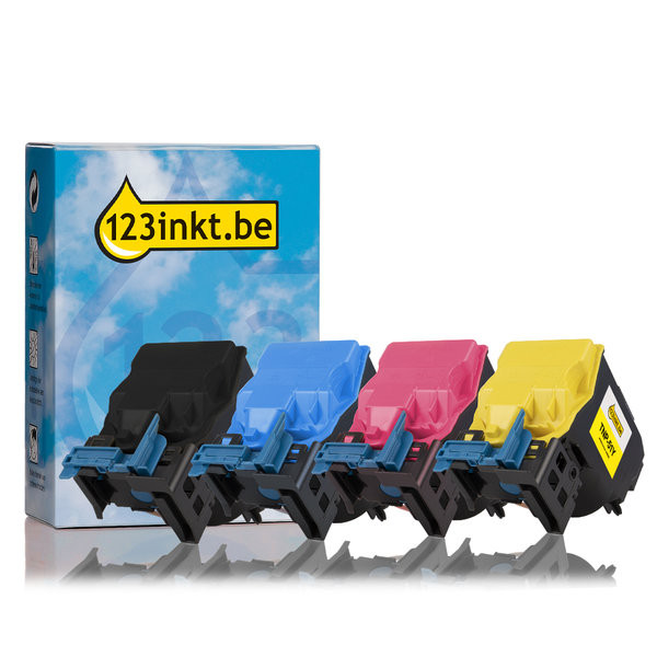 Develop aanbieding: TNP-51K, TN-51C, TN-51M, TN-51Y zwart + 3 kleuren (123inkt huismerk)  130907 - 1