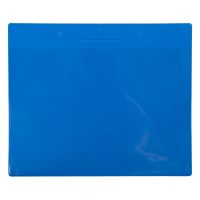 Djois geperforeerd hoesje ophangbaar A4 liggend blauw (10 stuks)