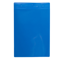 Djois geperforeerd hoesje zelfklevend A4 staand blauw (10 stuks)