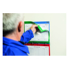 Djois presentatiemap magnetisch A4 11-gaats 200 micron rood (5 stuks) 181123 234871 - 2