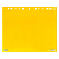 Djois presentatiemap magnetisch A4 11 gaten 200 micron geel (5 stuks)