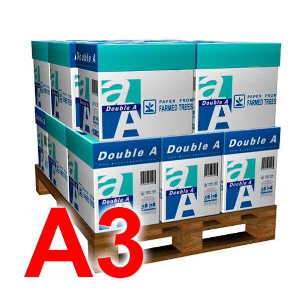 DoubleA Double A Paper mini pallet 8 dozen van 2500 vellen A3 - 80 g/m² A3MINIPALLET 065162 - 1