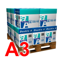 DoubleA Double A Paper mini pallet 8 dozen van 2500 vellen A3 - 80 g/m² A3MINIPALLET 065162