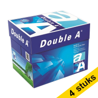 Double A papier A4 4 dozen van 2500 vellen - 80 g/m² 065131