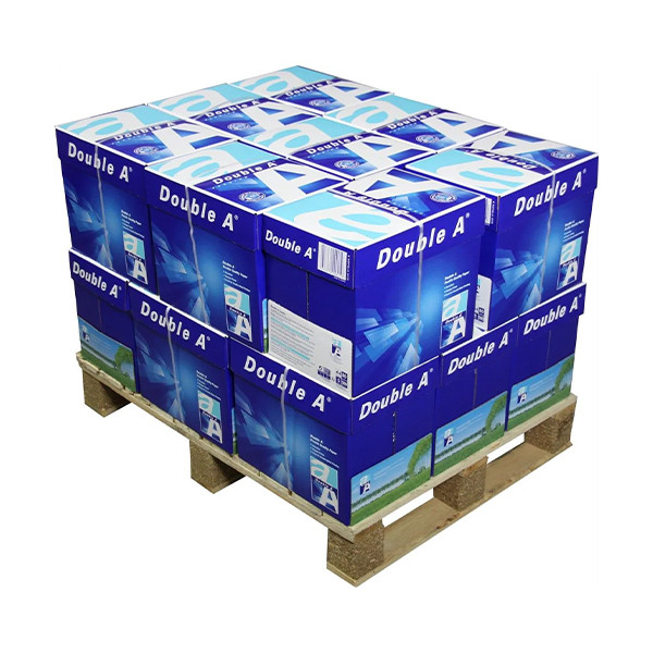 Double A papier A4 mini pallet 16 dozen van 2500 vellen - 80 g/m² 065135 - 1