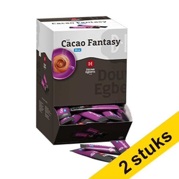 Aanbieding: 2x Douwe Egberts cacao fantasy sticks (100 stuks) 404373 - 1