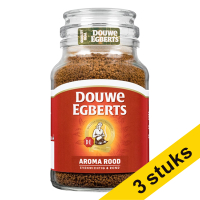 Aanbieding: 3x Douwe Egberts Aroma Rood oploskoffie 200 g