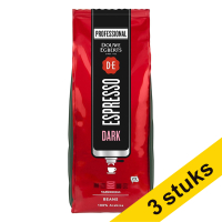 Aanbieding: 3x Douwe Egberts Espresso Dark koffiebonen 1 kg