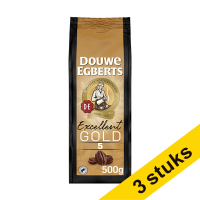 Aanbieding: 3x Douwe Egberts Gold koffiebonen 500 g