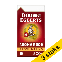 Douwe Egberts Aanbieding: 3x Douwe Egberts Grove snelfiltermaling 500 g  423903