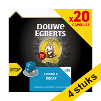 Aanbieding: 4x Douwe Egberts Lungo Decaf koffiecups (20 stuks) 423605