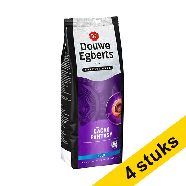 Aanbieding: 4x Douwe Egberts cacao fantasy chocolademelk poeder 1 kg 404372 - 1